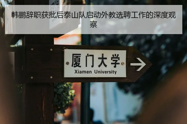 韩鹏辞职获批后泰山队启动外教选聘工作的深度观察