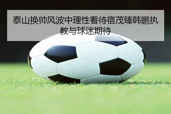 泰山换帅风波中理性看待宿茂臻韩鹏执教与球迷期待